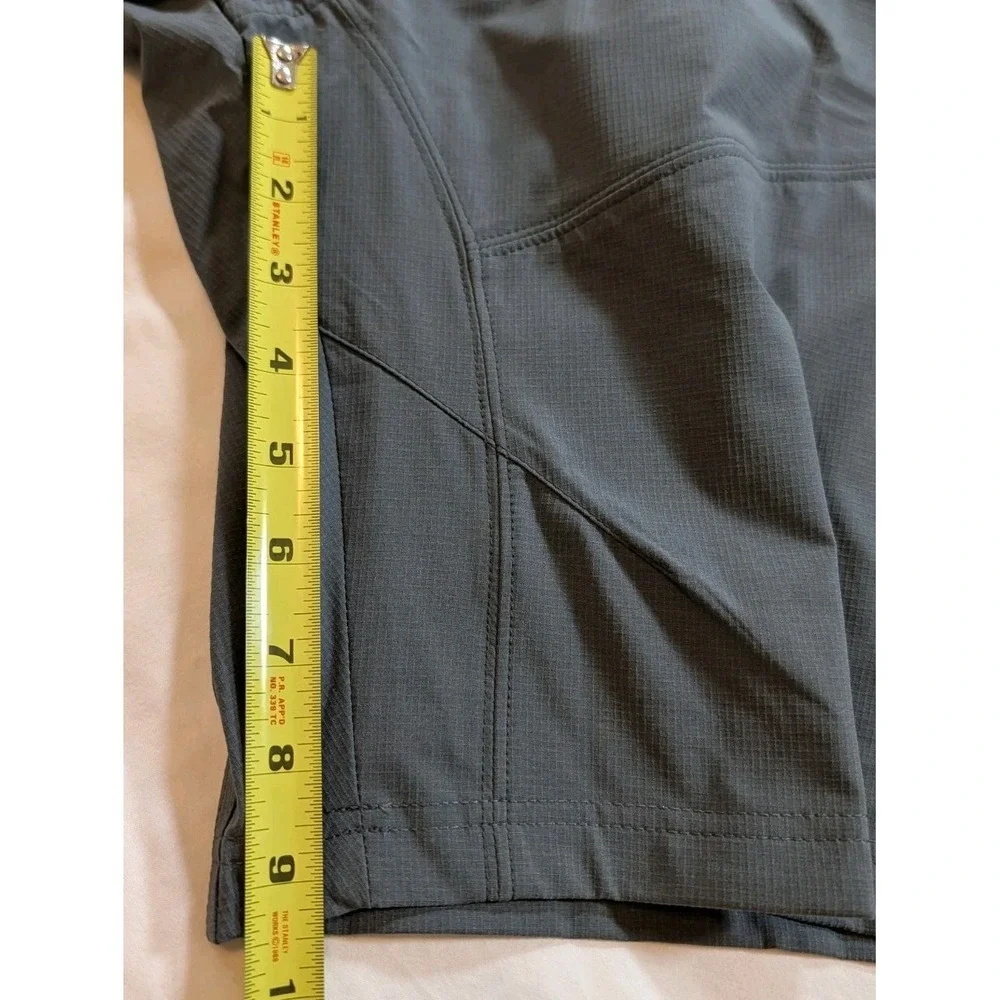 KUHL Silencr Kargo Shorts Mens 38 Gray Nylon Blend Outdoor Hiking Zipper Pockets - Picture 8 of 8